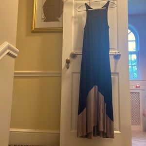 Michael stars, color blocked tank dress size small